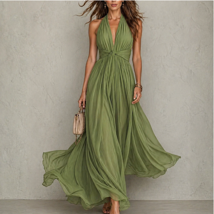 Olyra - Soft-Touch Evening Maxi Dress