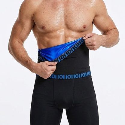 🏃‍♂️ Men's Waist Trainer Sweat Belt – Compression, Trimmer, Sauna Effect ✨
