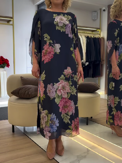 Halle - Floral Loose Maxi Dress