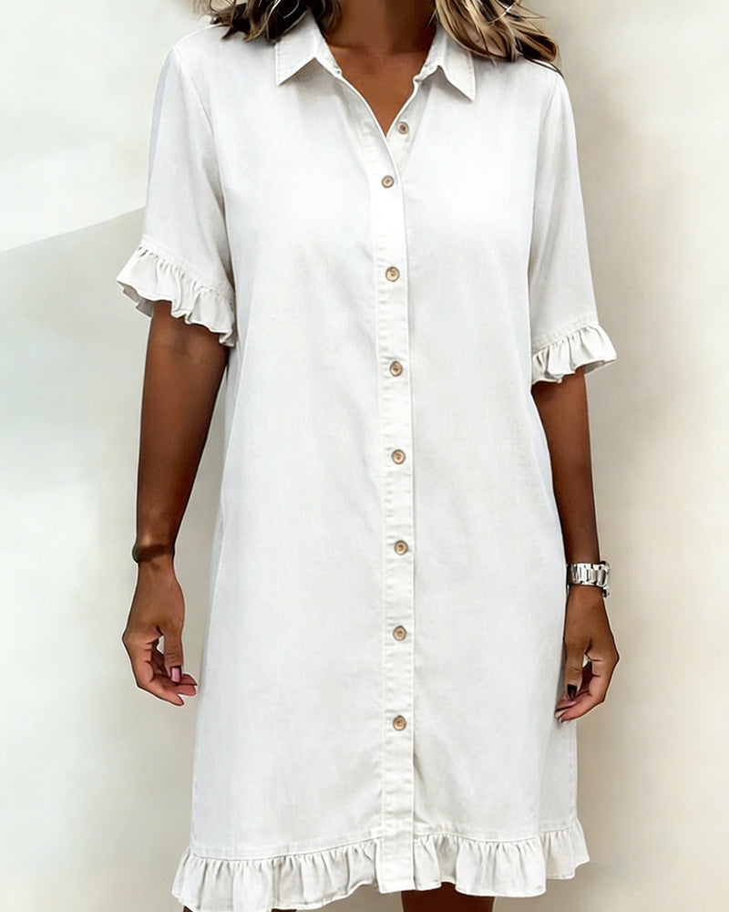 Kirella - Button Front Shirt Dress