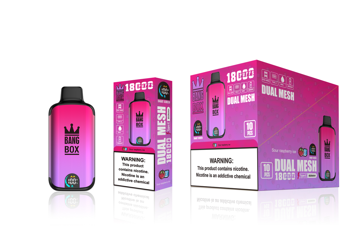 Bang Box 18000 Puffs New Product LED Display Disposable Vape