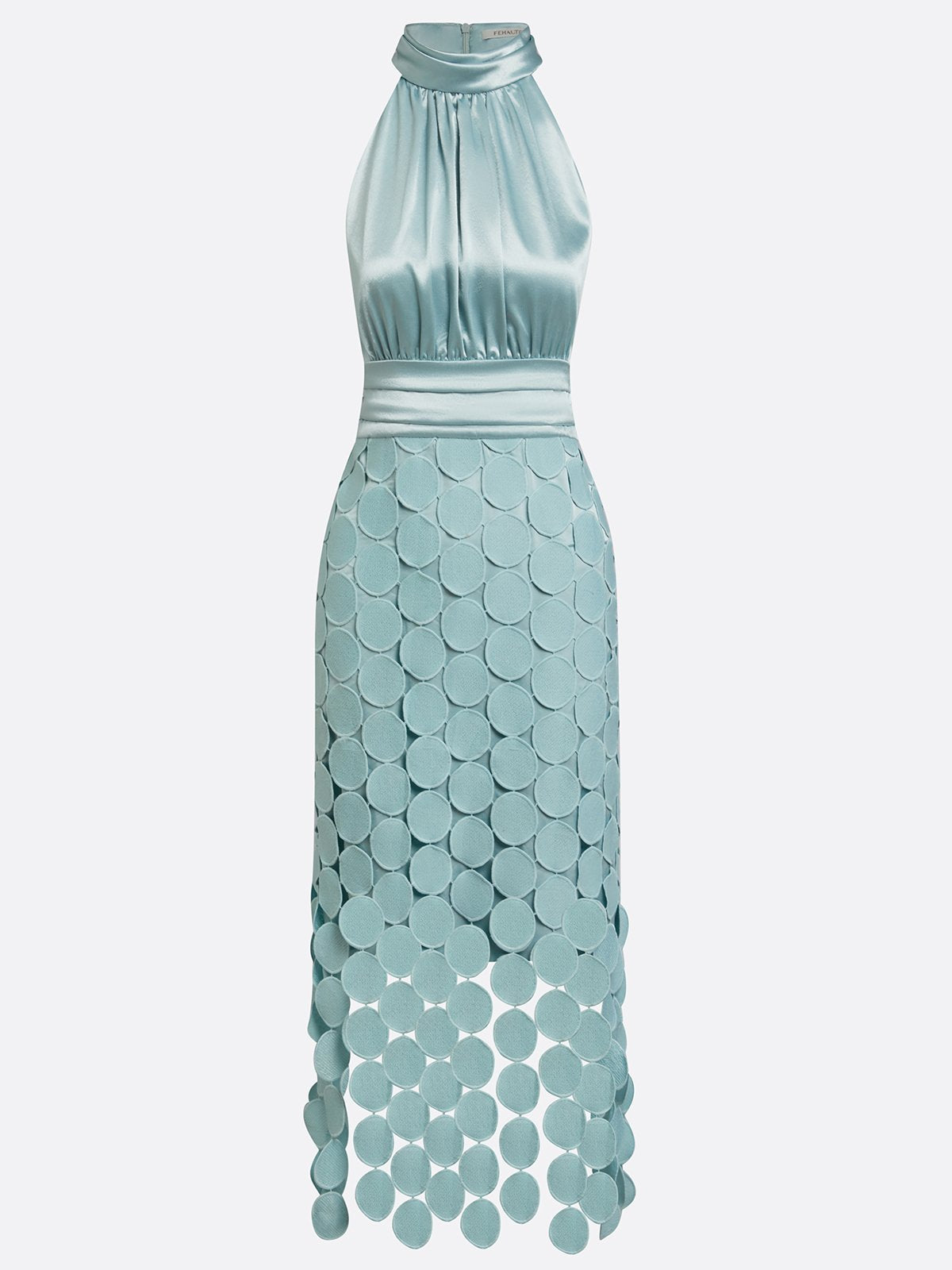 Kateline - Luxe Halter Midi Dress