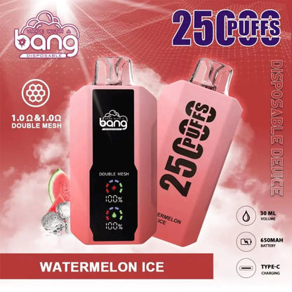 Bang 25000 25k Puffs 0% 2% 3% 5% Nicotine New LED Display Vape Electronic Cigarette Pod