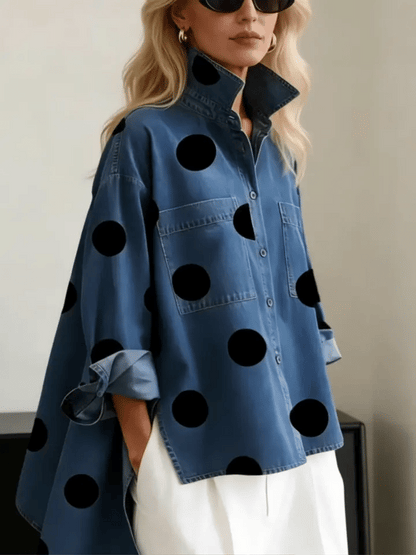 Kelsey - Soft-Touch Embroidered Blouse