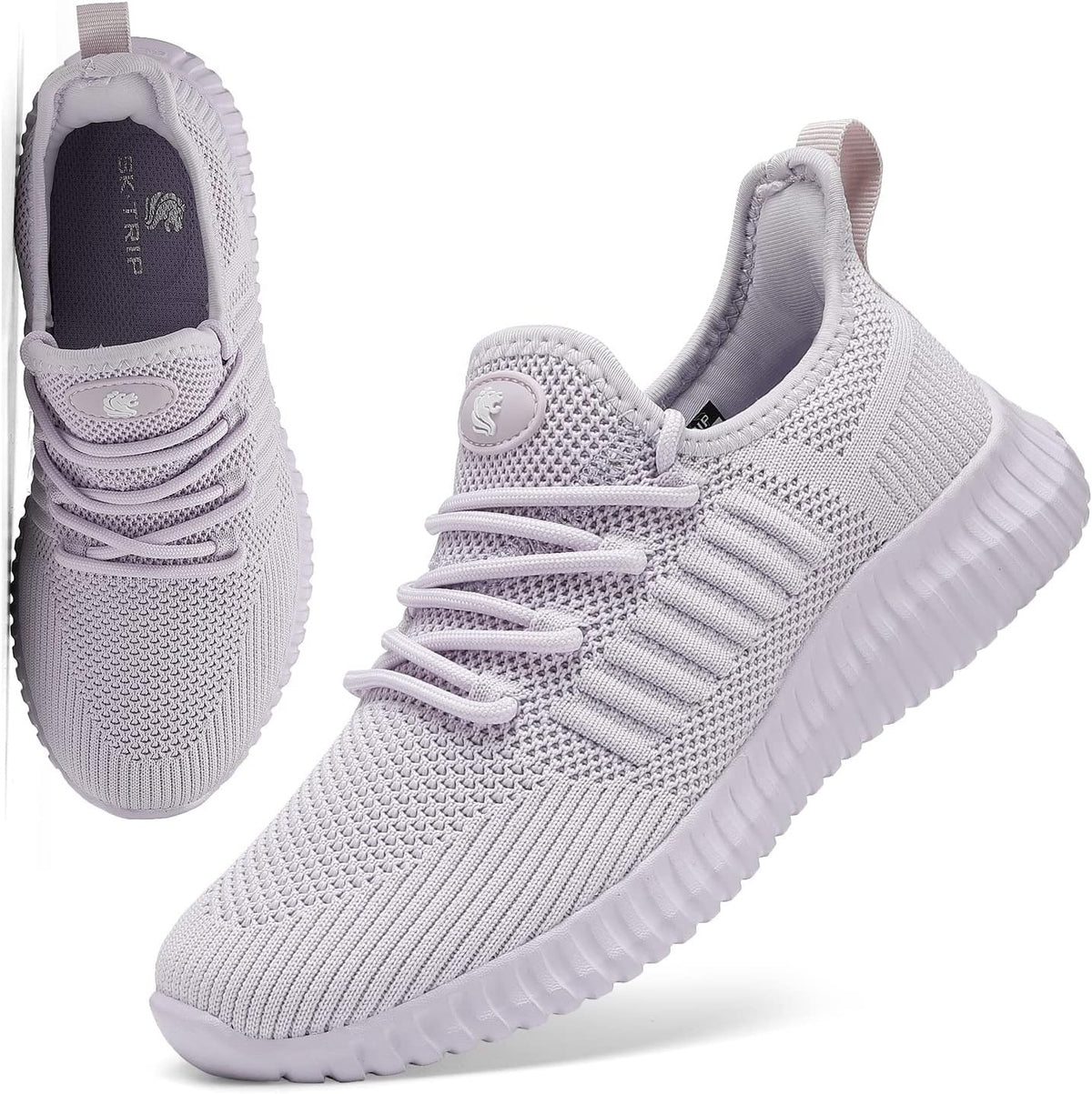 Women's Walking Shoes Lightweight Breathable Flying Woven Mesh Upper Casual Jogging Shoes Ladies Tennis Shoes Workout Footwear Non-Slip Gym Sneakers for Women