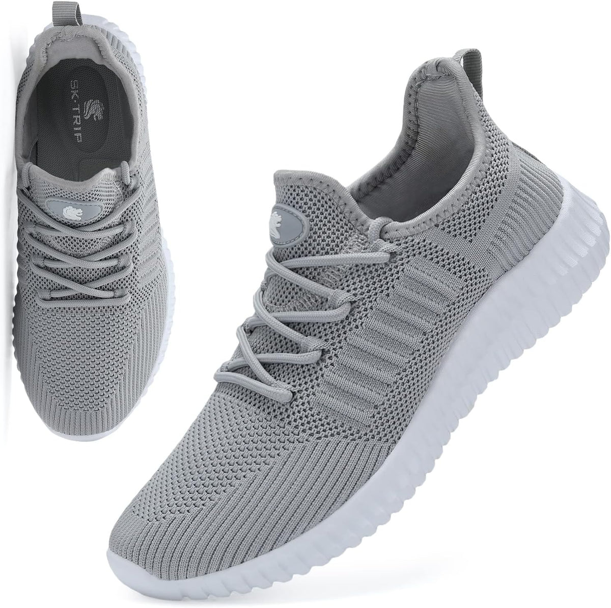 Women's Walking Shoes Lightweight Breathable Flying Woven Mesh Upper Casual Jogging Shoes Ladies Tennis Shoes Workout Footwear Non-Slip Gym Sneakers for Women