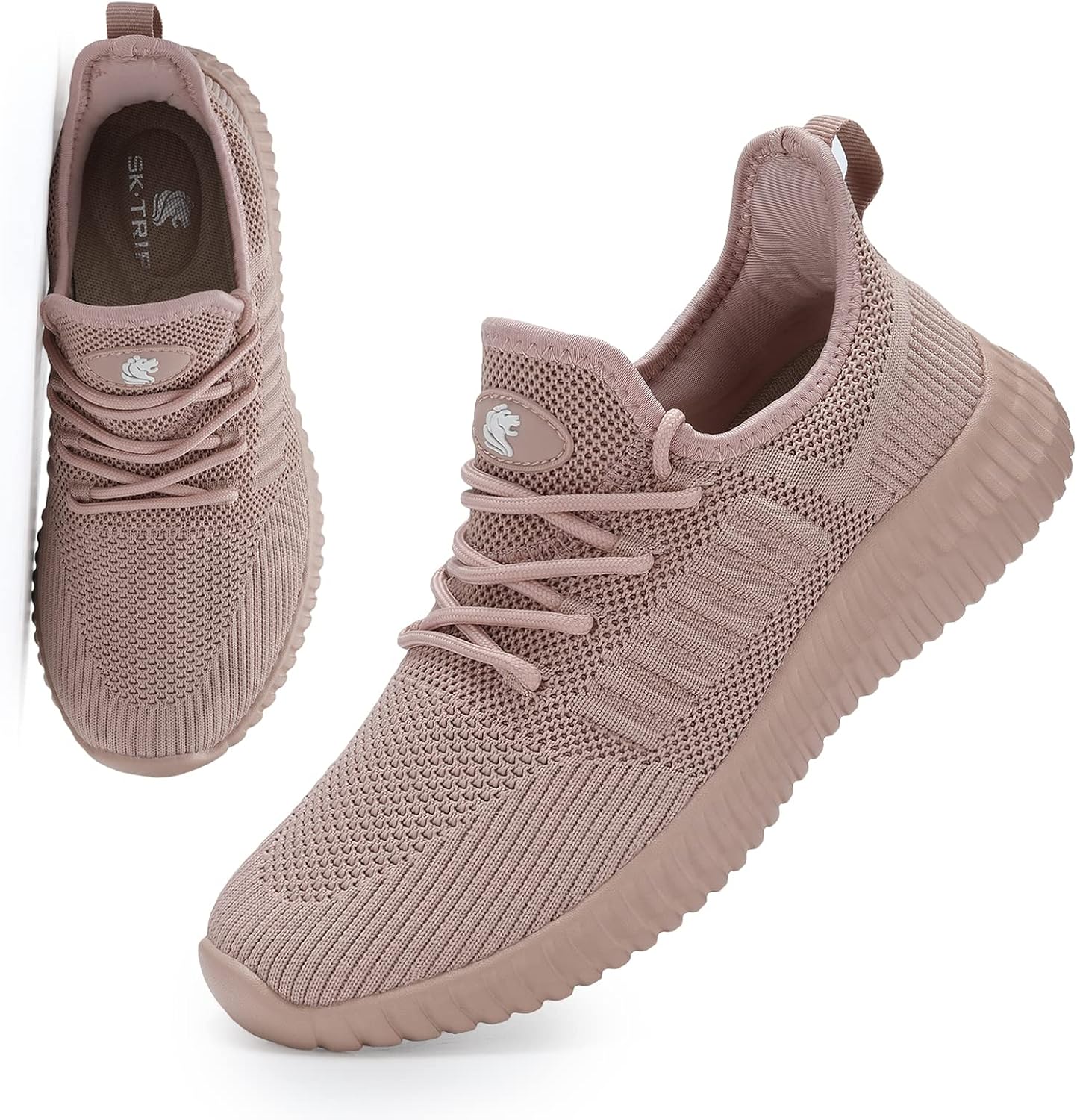 Women's Walking Shoes Lightweight Breathable Flying Woven Mesh Upper Casual Jogging Shoes Ladies Tennis Shoes Workout Footwear Non-Slip Gym Sneakers for Women