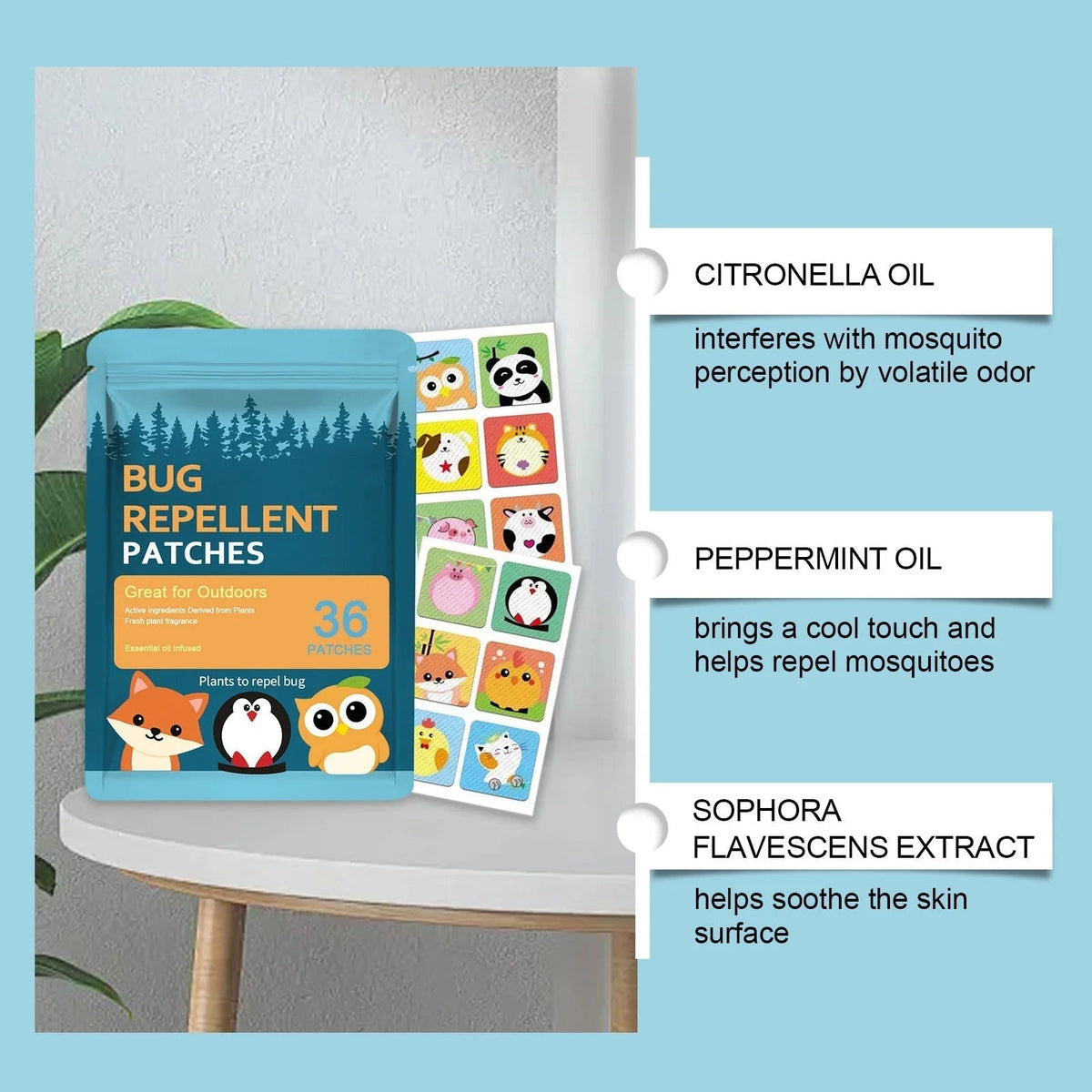 🥳2026 HOT SALE🥳💞50K+ SOLD!🏆🦟 50% OFF! Mosquito Repellent Patches – Waterproof & sweatproof, natural ingredients. Cute designs, gentle on skin. Last day! 🌸✨