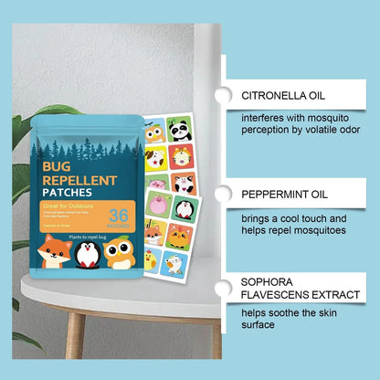 🥳2026 HOT SALE🥳💞50K+ SOLD!🏆🦟 50% OFF! Mosquito Repellent Patches – Waterproof & sweatproof, natural ingredients. Cute designs, gentle on skin. Last day! 🌸✨