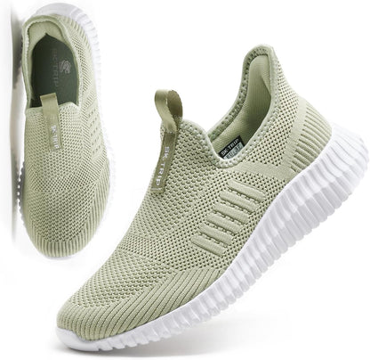 Women's Walking Shoes Lightweight Breathable Flying Woven Mesh Upper Casual Jogging Shoes Ladies Tennis Shoes Workout Footwear Non-Slip Gym Sneakers for Women