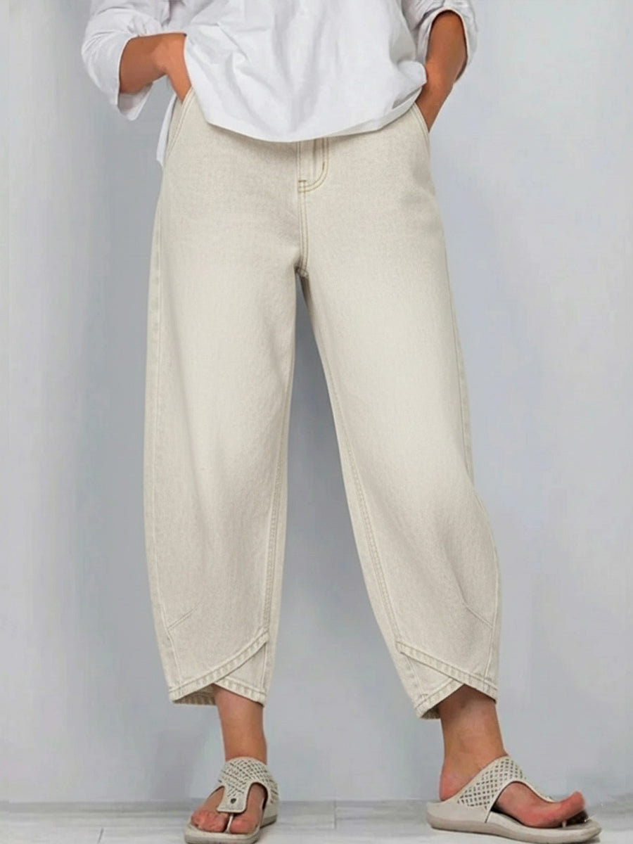 🔥 Women's Casual Simple Denim Cotton Pants