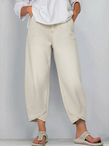 🔥 Women's Casual Simple Denim Cotton Pants