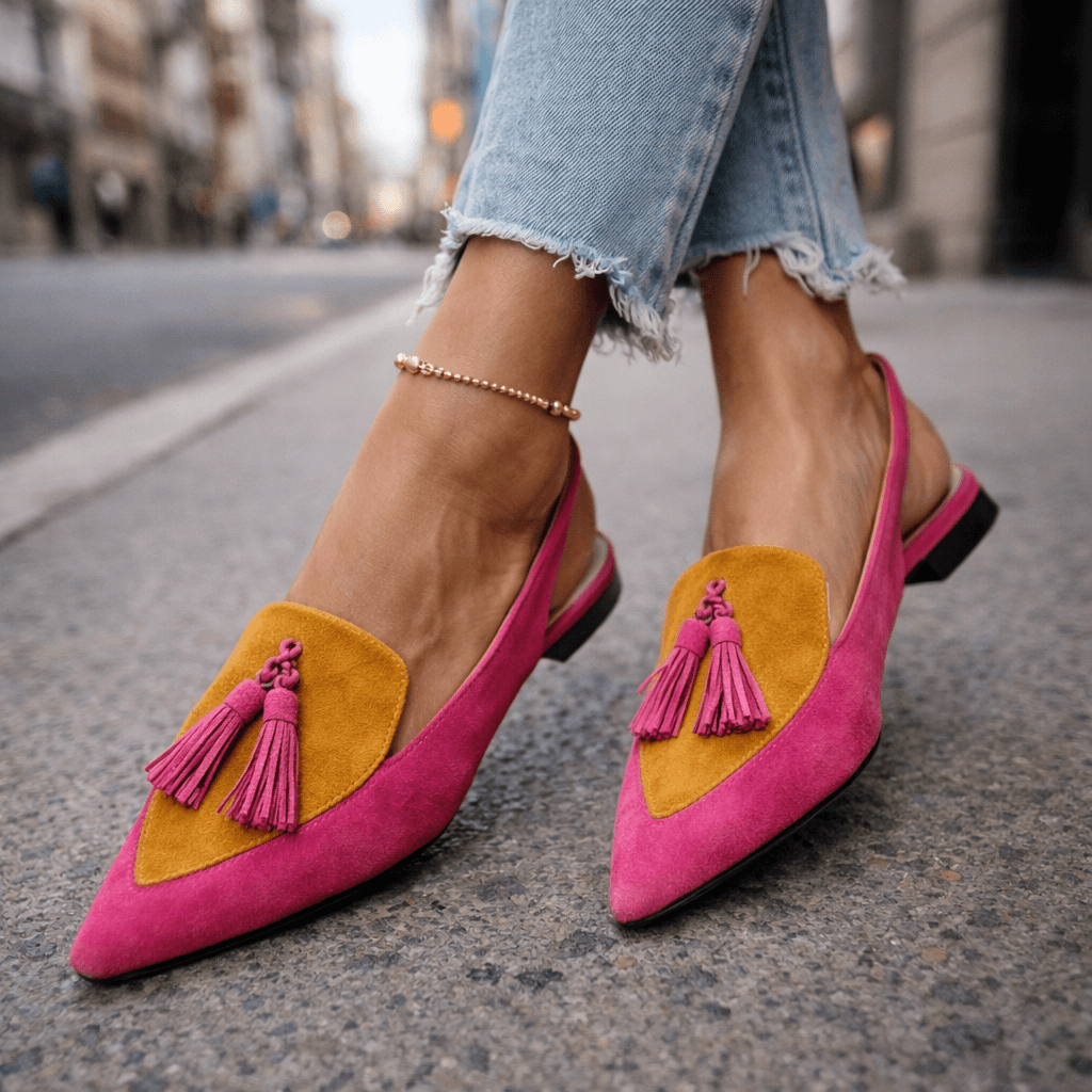 Belvara - Premium Slingback Flats