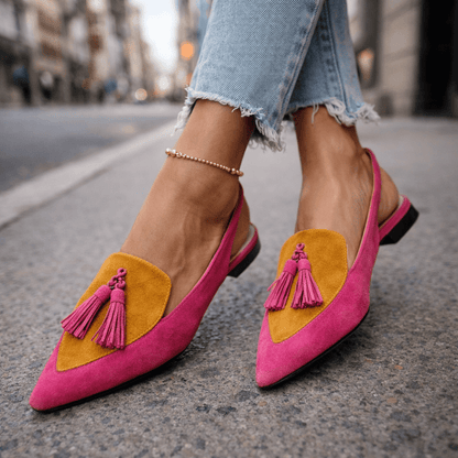 Belvara - Premium Slingback Flats