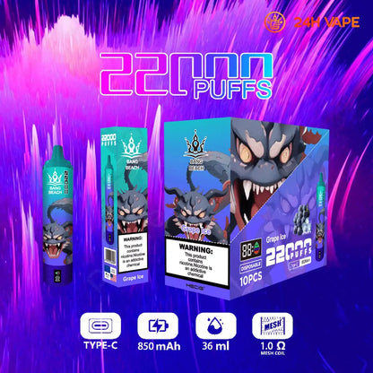 Bang Beach 22000 Puffs Original LED Display Edition Disposable Vape Pen