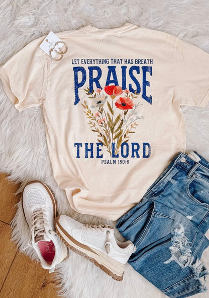 Praise The Lord Tee Front/Back Design