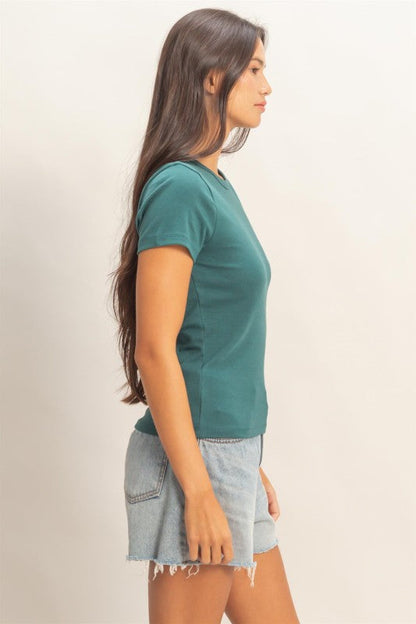 Mineral Wash Classic Tee Teal