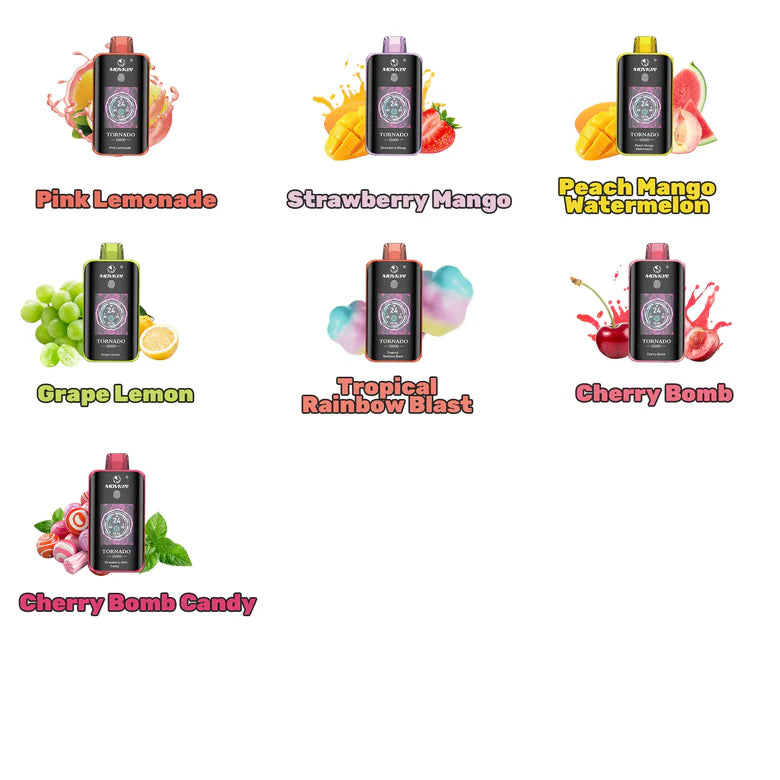 Fumot MOVKIN Tornado 25000 25K Puffs Touch Switch Disposable Vape