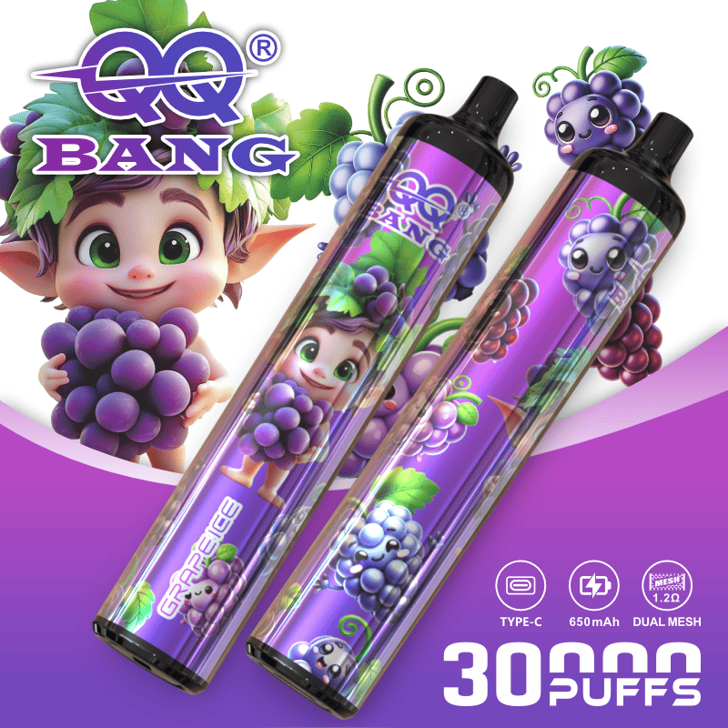 QQ Bang 30000 30K Puffs Original Disposable Vape Pen Type-C Rechargeable E-Cigarette