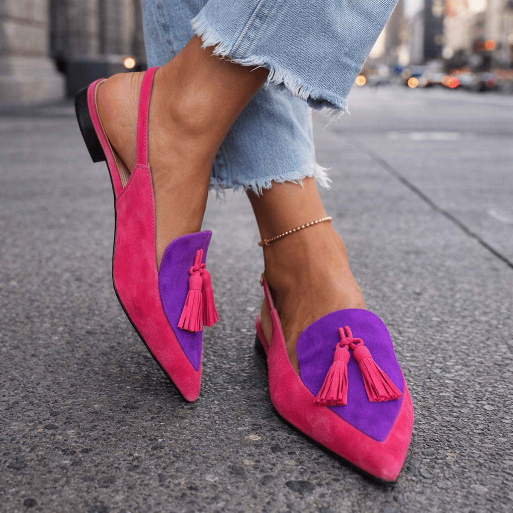 Belvara - Premium Slingback Flats
