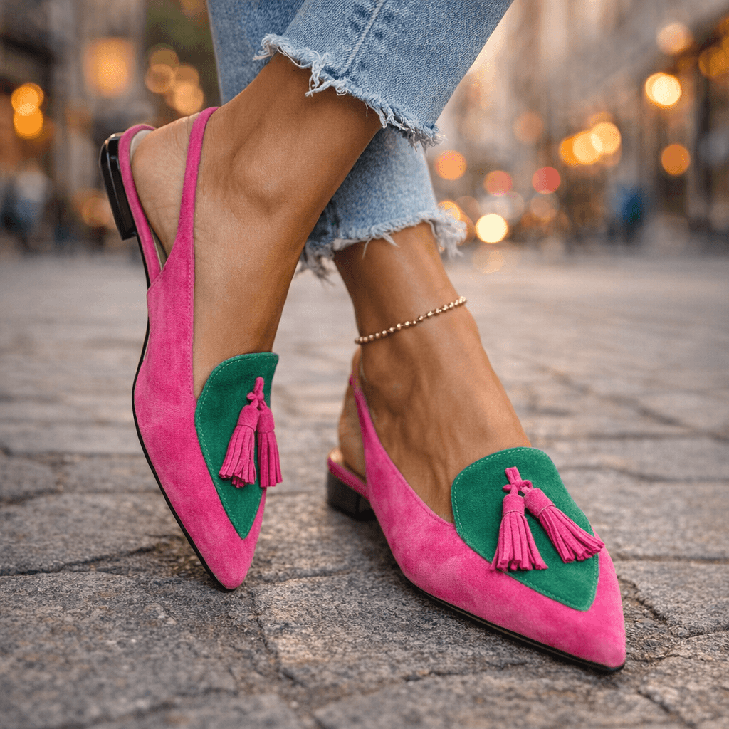 Belvara - Premium Slingback Flats