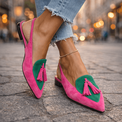 Belvara - Premium Slingback Flats