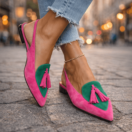 Belvara - Premium Slingback Flats