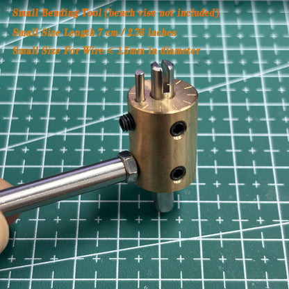 Portable Precision Wire Bender | Desk Clamp Type Metal Wire Shaping Tool for Jewelry Makers, Wire Artists & DIY Hobbyists
