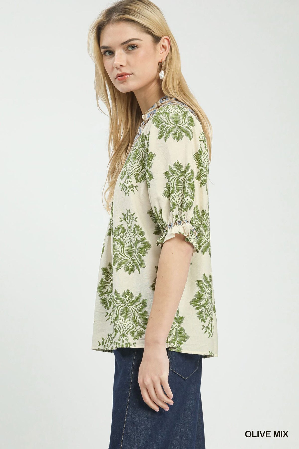 UMGEE Savannah Top Olive Mix