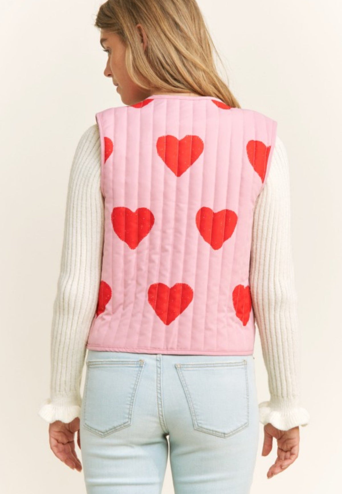 Quilted Heart Vest