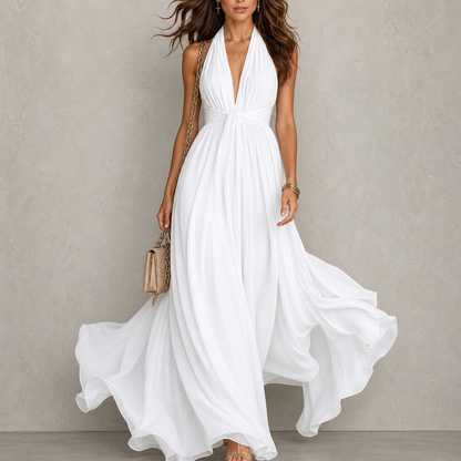 Olyra - Soft-Touch Evening Maxi Dress