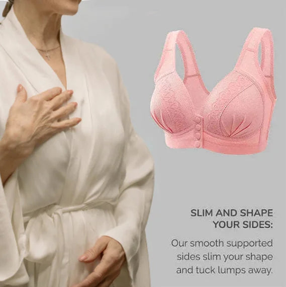 🌸 50% OFF – LIMITED TIME! 💖 Front Closure Cotton Bra ✨ Easy to Wear, Soft Support & All-Day Comfort