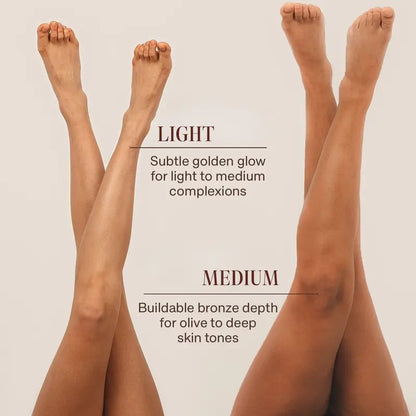 Beauty by Earth Self Tanner Body Lotion - Best Gradual Natural Bronzed Sunless Hydrating Streak Free Tanning Glow Made in USA, Vegan Cruelty Free Pregnancy Safe