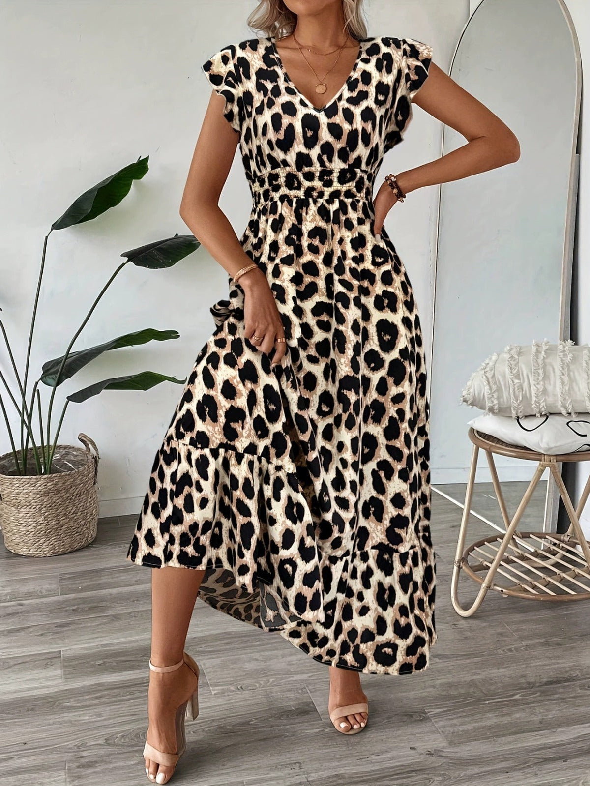 Osyrel - Printed Midi Dress