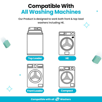 🔥 BUY 2 GET 1 FREE! 🧺 Washing Machine Cleaner ✨ Removes Odors, Residue & Buildup for a Fresher Laundry Routine
