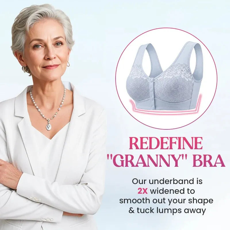 ⏳Limited-time 50% Off⏰Comfortable Wireless Shaping Front-Fasten Bra👙