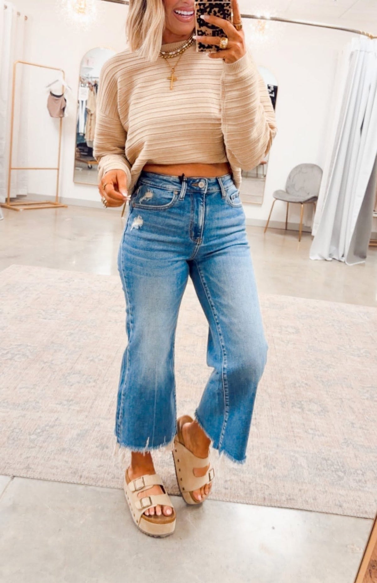 Zenana Coastal Straight Jean