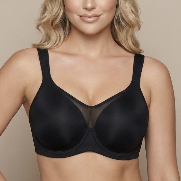 ⏳💐🖤Women's Elegant Sheer Full Coverage Non-padded Plus Size Bra