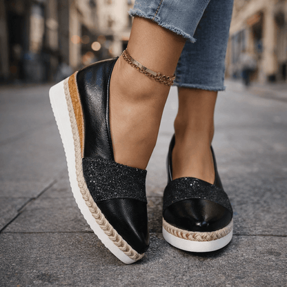 Kirsty - Sparkling Wedge Sneakers