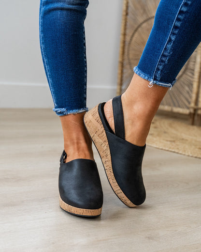 CORKYS Low Temps Black Wedge