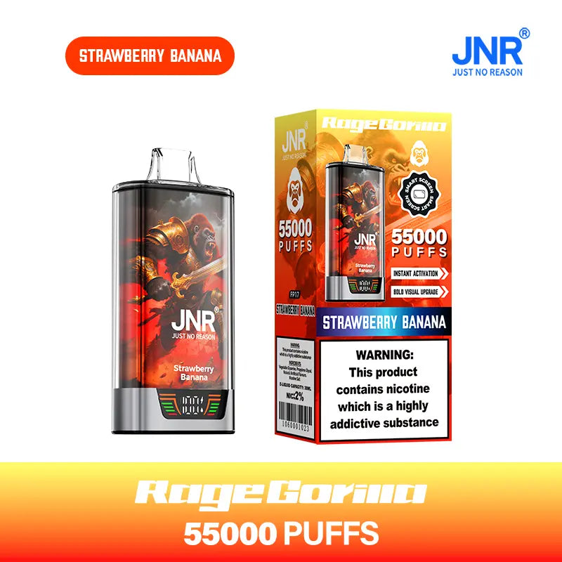 JNR Rage Gorilla 55K 55000 Puffs Smart Display Original Disposable Vape