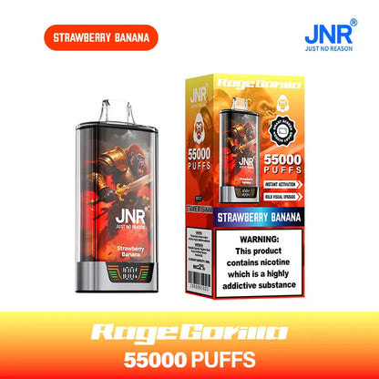JNR Rage Gorilla 55K 55000 Puffs Smart Display Original Disposable Vape