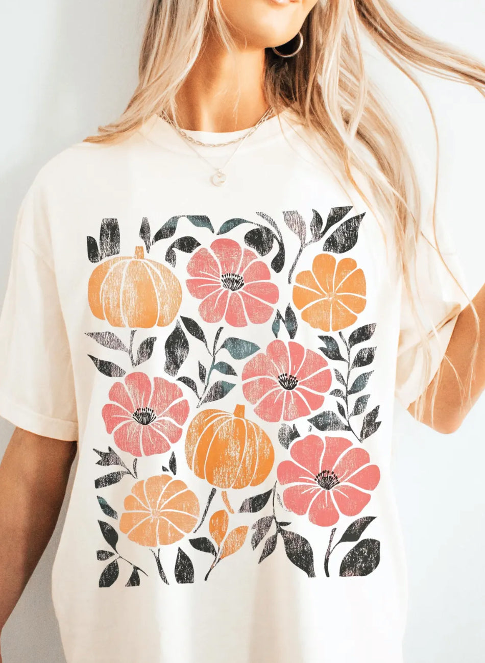 Comfort Colors Ivory Boho Fall Tee