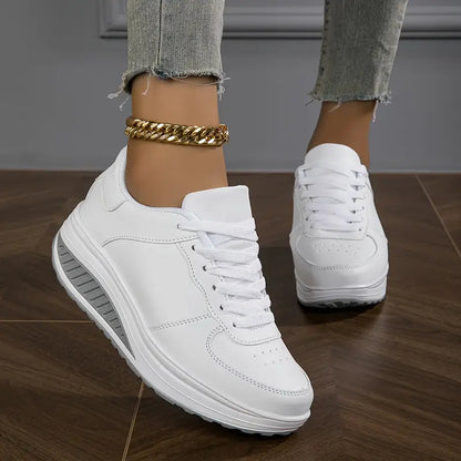 Qira - Platform Lace-Up Sneakers