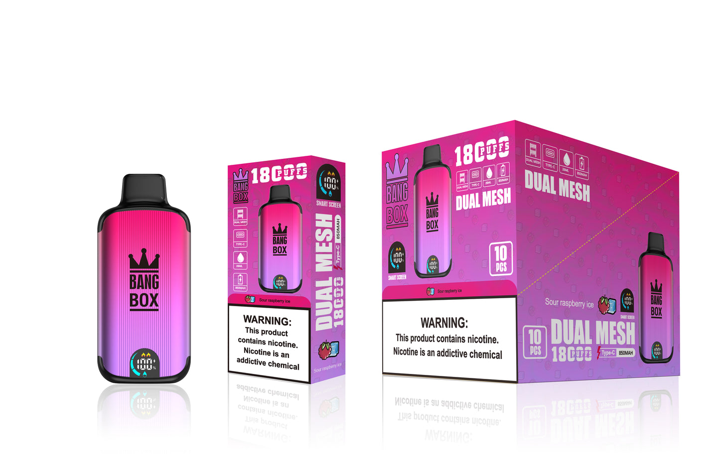 Bang Box 18000 Puffs New Product LED Display Disposable Vape