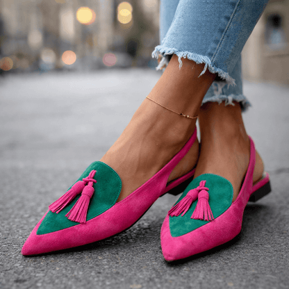Belvara - Premium Slingback Flats
