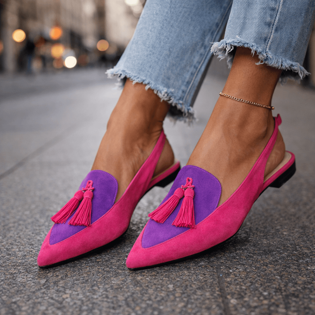 Belvara - Premium Slingback Flats
