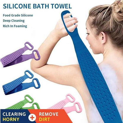 📢📢50% OFF TODAY !! ⏰🧼 Silicone Body Cleansing Brush ✨ Deep Clean, Gentle Exfoliation & Smooth-Looking Skin