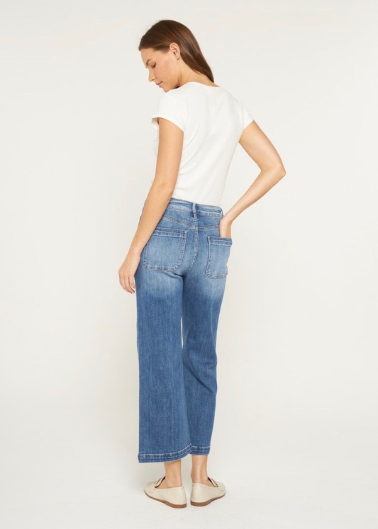 MICA Patch Pocket Crop Denim Jean