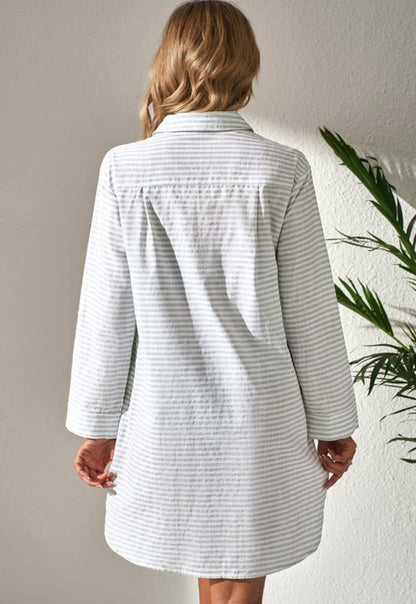 Cabana Beach Shirt Dress